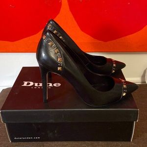 Dune england stilettos black pointed toe
